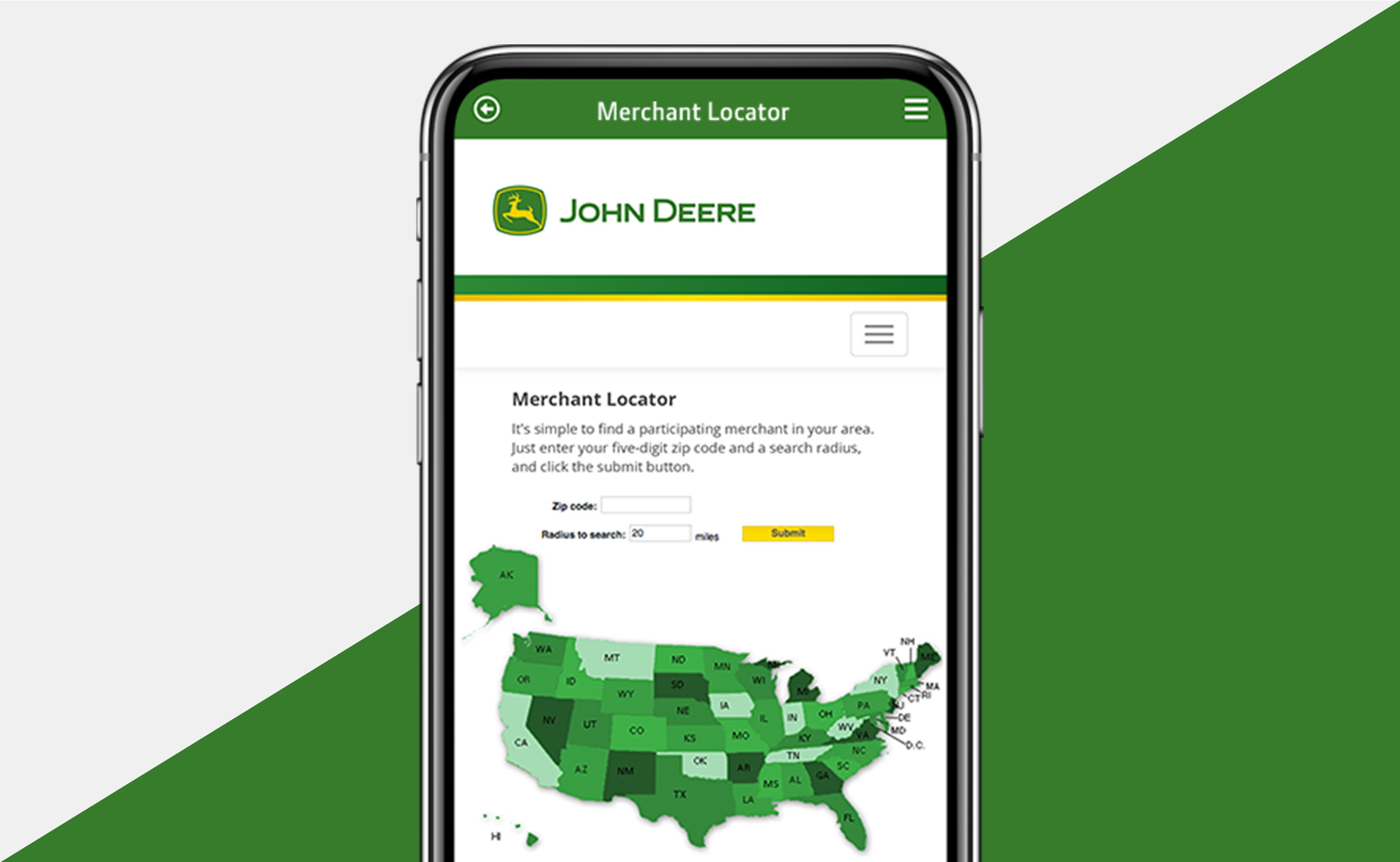 Merchant locator.